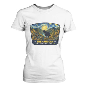 Shenandoah National Park T Shirt For Women Starry Night Virginia Bear Mountain TS14 White Print Your Wear