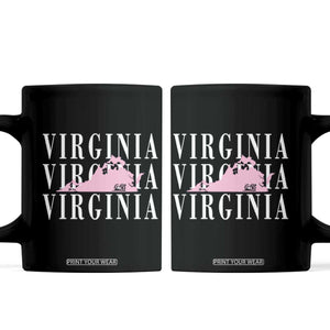 Virginia State Map Coffee Mug East Coast State Pride Travel Gift