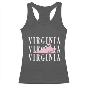 Virginia State Map Racerback Tank Top East Coast State Pride Travel Gift