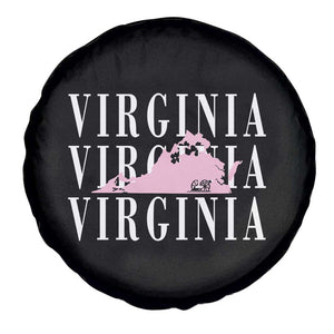 Virginia State Map Spare Tire Cover East Coast State Pride Travel Gift