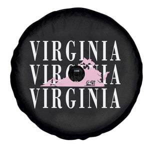 Virginia State Map Spare Tire Cover East Coast State Pride Travel Gift