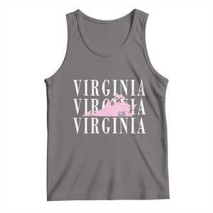 Virginia State Map Tank Top East Coast State Pride Travel Gift