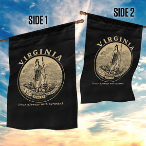 Vintage Virginia Motto Sic Semper Tyrannis Garden Flag TS14 Print Your Wear