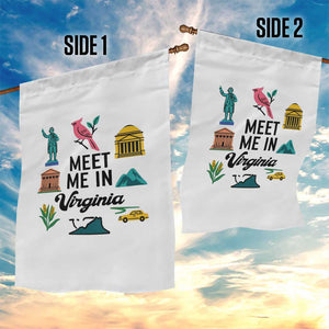 Meet Me in Virginia Garden Flag Travel Souvenir East Coast State Pride TS14 Print Your Wear