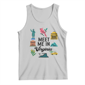Meet Me in Virginia Tank Top Travel Souvenir East Coast State Pride TS14 Ash Print Your Wear