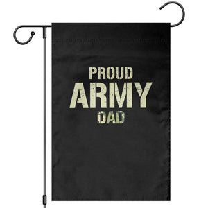 Proud Army Dad Garden Flag Military Camo American Flag Father's Day