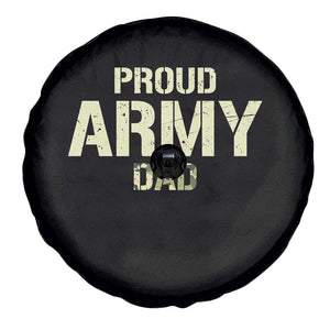 Proud Army Dad Spare Tire Cover Military Camo American Flag Father's Day