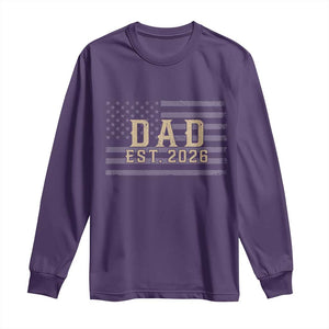Dad Est 2026 Long Sleeve Shirt Promoted to Daddy New Dad