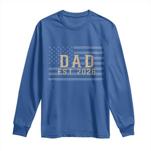 Dad Est 2026 Long Sleeve Shirt Promoted to Daddy New Dad
