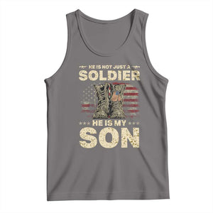 He Is Not Just A Soldier He Is My Son Tank Top Proud US Army Son