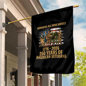250 Years Anniversary Garden Flag Patriotic USA Army Us Military