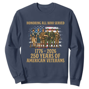 250 Years Anniversary Sweatshirt Patriotic USA Army Us Military