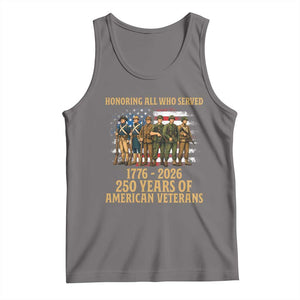 250 Years Anniversary Tank Top Patriotic USA Army Us Military