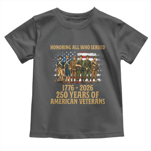 250 Years Anniversary Toddler T Shirt Patriotic USA Army Us Military