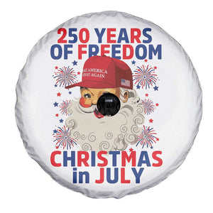 250 Years Of Freedom Spare Tire Cover Funny Santa Christmas in July