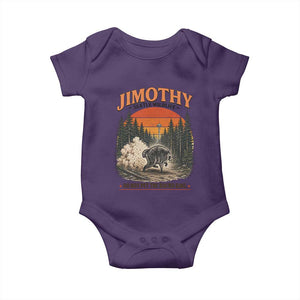 Jimothy Raccoon Seattle Meme Baby Onesie Viral Trash Panda Do Not Pet The Round King