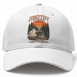 Jimothy Raccoon Seattle Meme Baseball Cap Viral Trash Panda Do Not Pet The Round King
