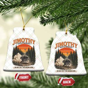 Jimothy Raccoon Seattle Meme Ceramic Ornament Viral Trash Panda Do Not Pet The Round King