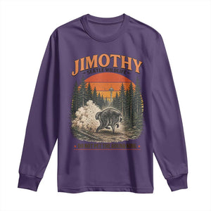 Jimothy Raccoon Seattle Meme Long Sleeve Shirt Viral Trash Panda Do Not Pet The Round King