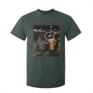 Jimothy Raccoon Seattle Drinking Iced Coffee Meme T Shirt For Kid Viral Trash Panda Seattle Animal Meme