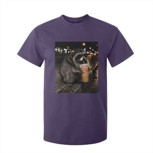 Jimothy Raccoon Seattle Drinking Iced Coffee Meme T Shirt For Kid Viral Trash Panda Seattle Animal Meme