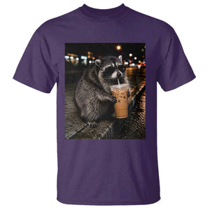 Jimothy Raccoon Seattle Drinking Iced Coffee Meme T Shirt Viral Trash Panda Seattle Animal Meme