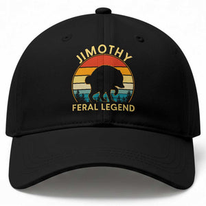 Jimothy Raccoon Seattle Baseball Cap Funny Seattle Feral Legend Animal Meme