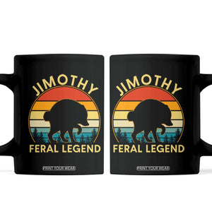 Jimothy Raccoon Seattle Coffee Mug Funny Seattle Feral Legend Animal Meme
