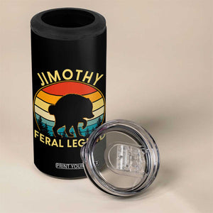 Jimothy Raccoon Seattle 4 in 1 Can Cooler Tumbler Funny Seattle Feral Legend Animal Meme