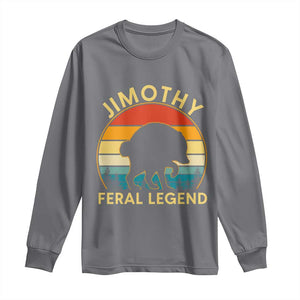 Jimothy Raccoon Seattle Long Sleeve Shirt Funny Seattle Feral Legend Animal Meme