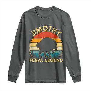 Jimothy Raccoon Seattle Long Sleeve Shirt Funny Seattle Feral Legend Animal Meme