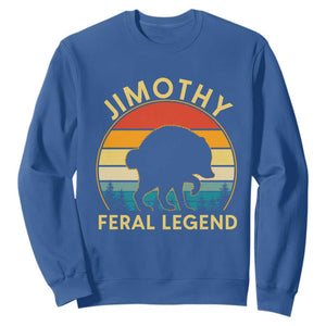 Jimothy Raccoon Seattle Sweatshirt Funny Seattle Feral Legend Animal Meme
