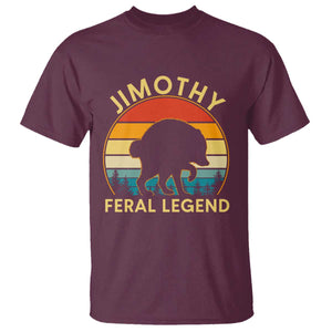Jimothy Raccoon Seattle T Shirt Funny Seattle Feral Legend Animal Meme