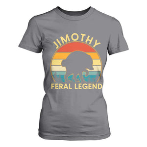 Jimothy Raccoon Seattle T Shirt For Women Funny Seattle Feral Legend Animal Meme