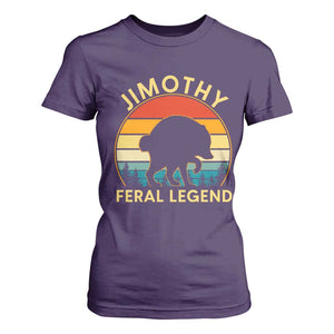 Jimothy Raccoon Seattle T Shirt For Women Funny Seattle Feral Legend Animal Meme