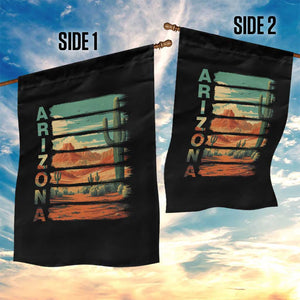 Arizona Desert Cactus Saguaro National Park Retro Garden Flag