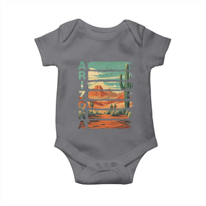 Arizona Desert Cactus Saguaro National Park Retro Baby Onesie