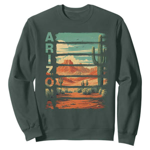 Arizona Desert Cactus Saguaro National Park Retro Sweatshirt