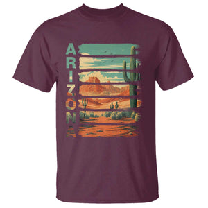Arizona Desert Cactus Saguaro National Park Retro T Shirt