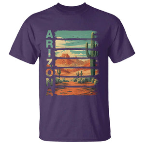 Arizona Desert Cactus Saguaro National Park Retro T Shirt
