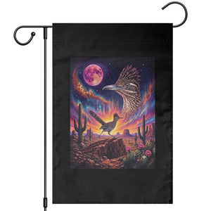 Arizona Roadrunner Vintage Desert Moon Retro Cactus Garden Flag 90s Southwest Wildlife Bird Animal Lover