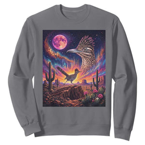 Arizona Roadrunner Vintage Desert Moon Retro Cactus Sweatshirt 90s Southwest Wildlife Bird Animal Lover