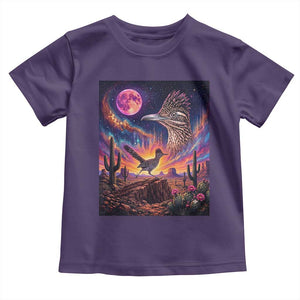 Arizona Roadrunner Vintage Desert Moon Retro Cactus Toddler T Shirt 90s Southwest Wildlife Bird Animal Lover