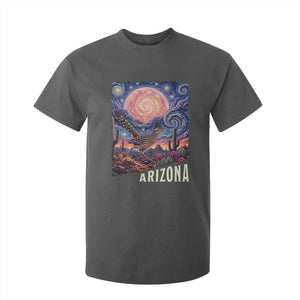 Arizona Roadrunner Vintage Desert Moon Retro Cactus T Shirt For Kid Southwest Wildlife Bird Starry Night Style