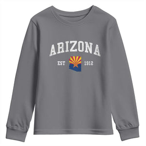 Arizona State Flag Grand Canyon State Established 1912 Youth Sweatshirt
