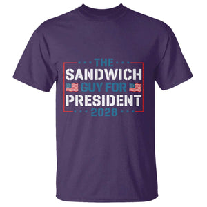 The Sandwich Guy for President 2028 T Shirt Free DC Funny Political Satire TS14 Purple Print Your Wear