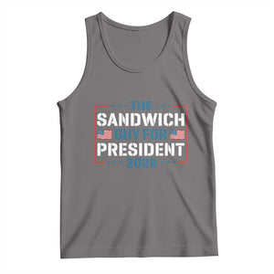 The Sandwich Guy for President 2028 Tank Top Free DC Funny Political Satire TS14 Deep Heather Print Your Wear