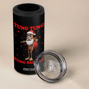 Funny Italian Brainrot Christmas 4 in 1 Can Cooler Tumbler Tung Tung Tung Sahur Meme TS14 Print Your Wear