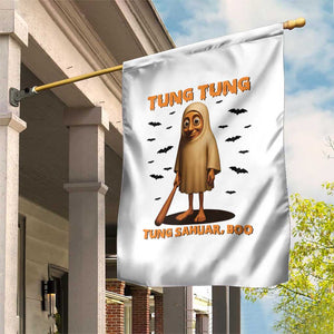 Funny Italian Brainrot Halloween Garden Flag Tung Tung Tung Sahur Meme TS14 Print Your Wear