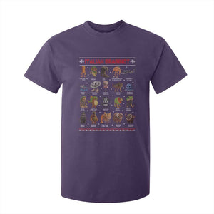 Italian Brainrot Christmas T Shirt For Kid Funny Brain Rot Gen-Z Meme TS14 Purple Print Your Wear